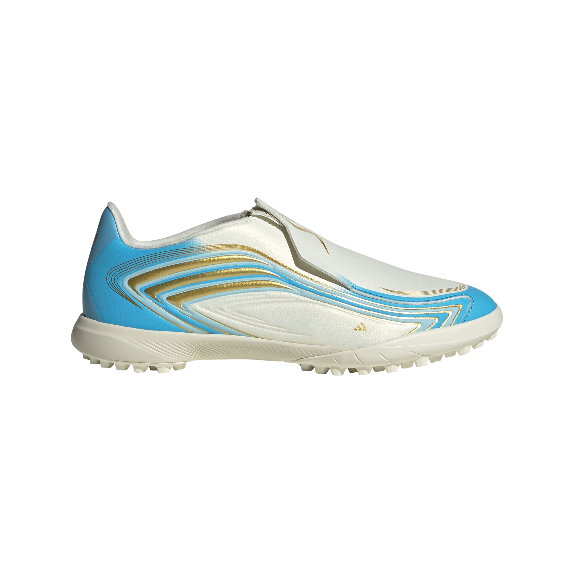 Botines adidas F50 MESSI LEAGUE Sin Cordones Pasto Artificial para Niños