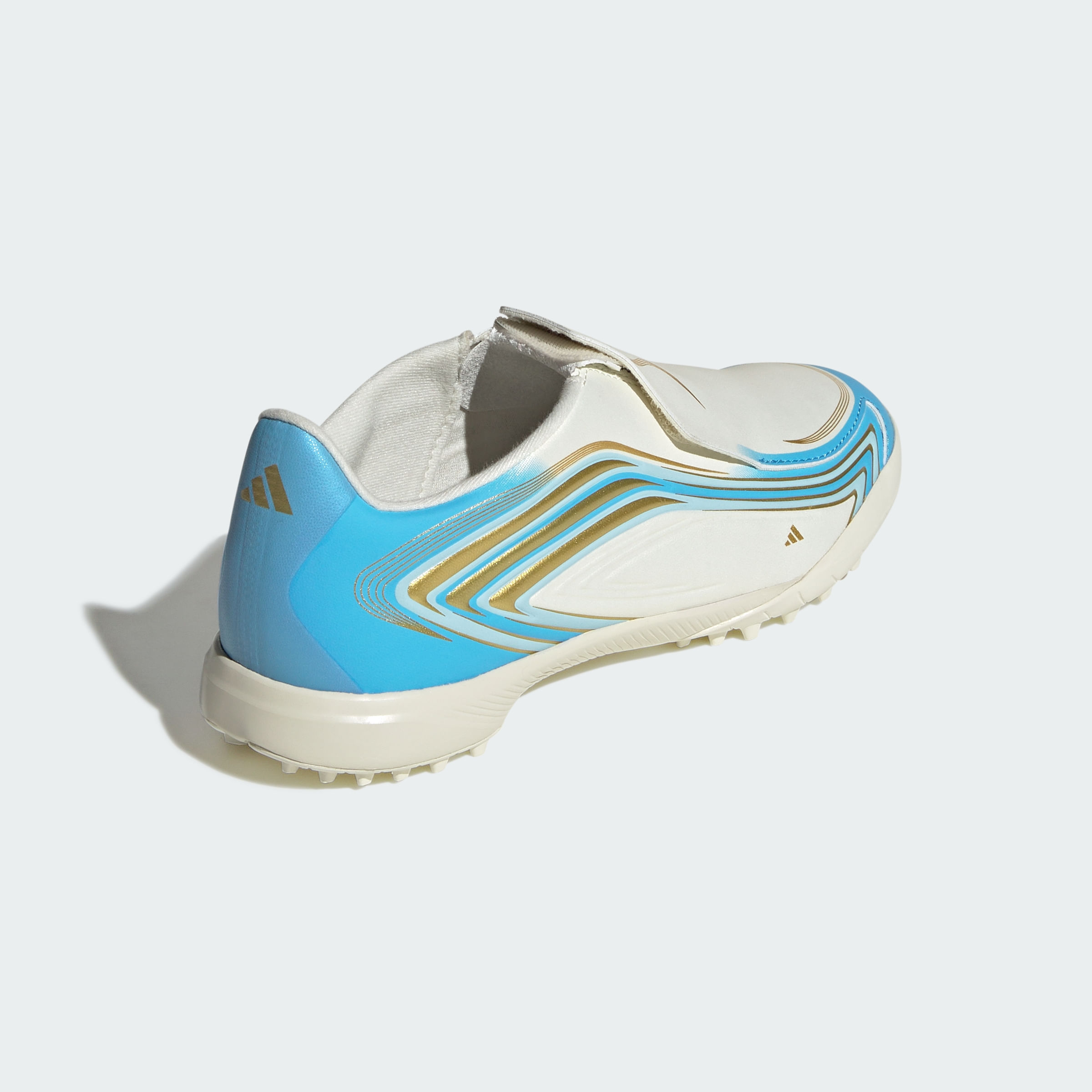 Botines adidas F50 MESSI LEAGUE Sin Cordones Pasto Artificial para Niños — imagen 3
