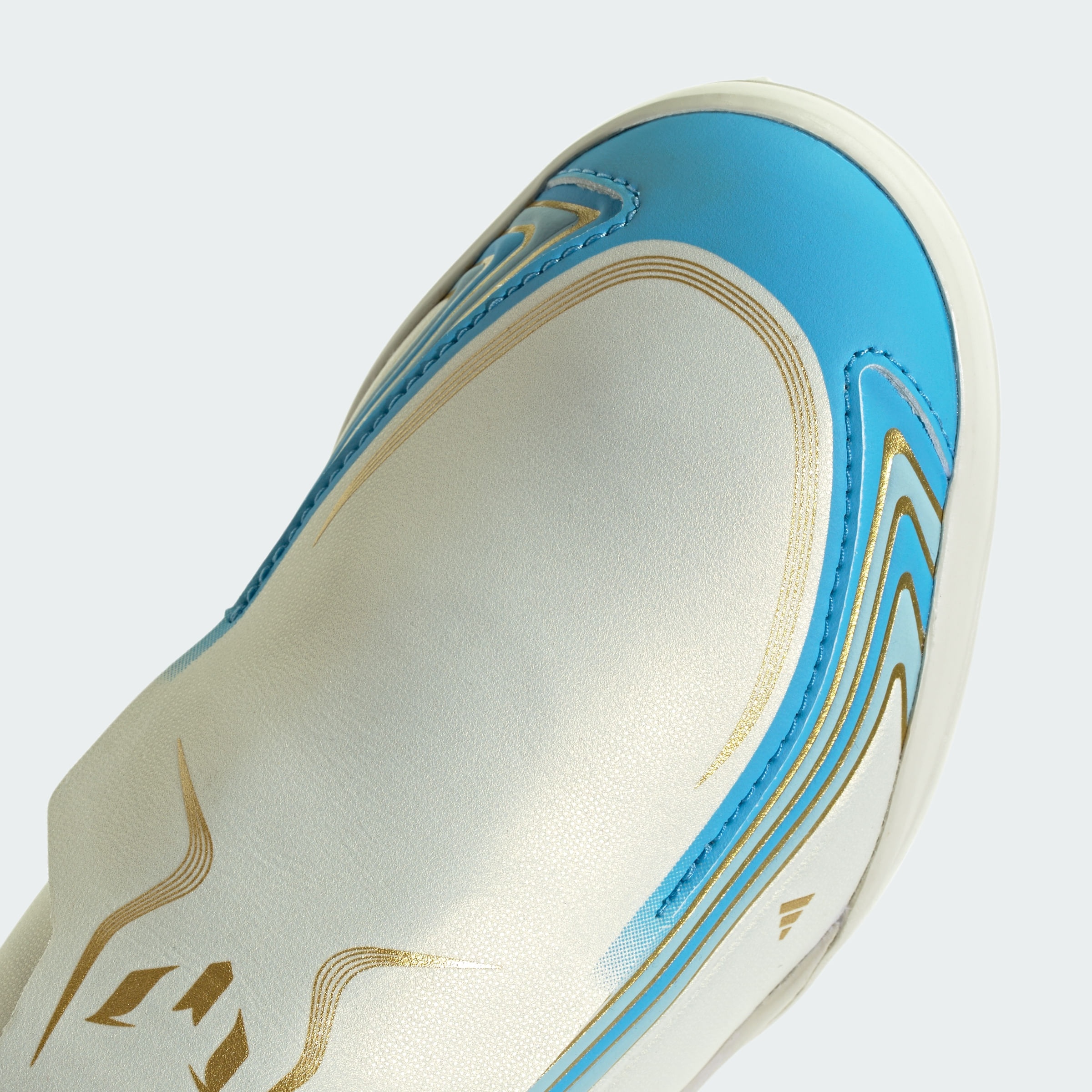 Botines adidas F50 MESSI LEAGUE Sin Cordones Pasto Artificial para Niños — imagen 7