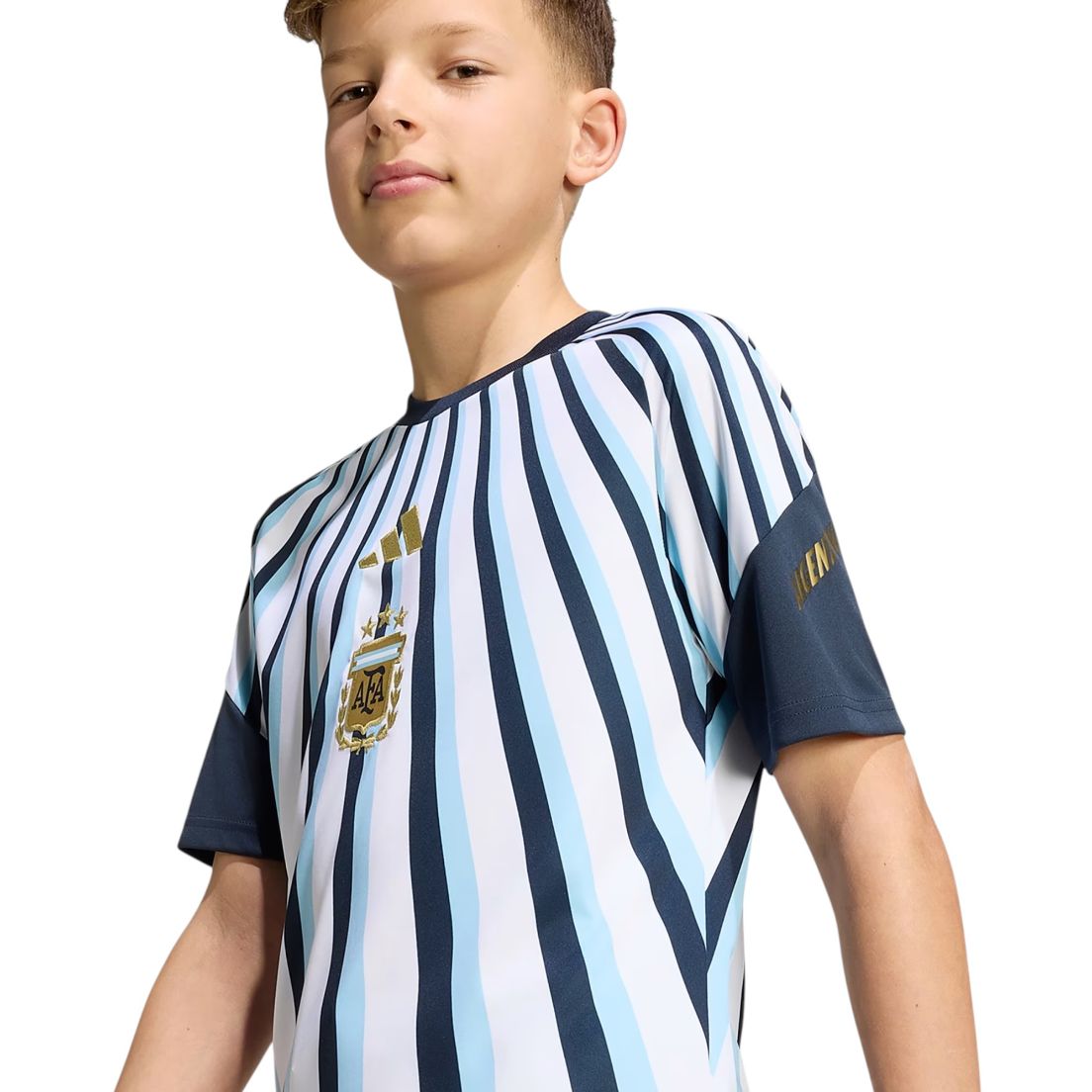 Camiseta adidas Pre Match Selección Argentina 26 De Niños — imagen 6
