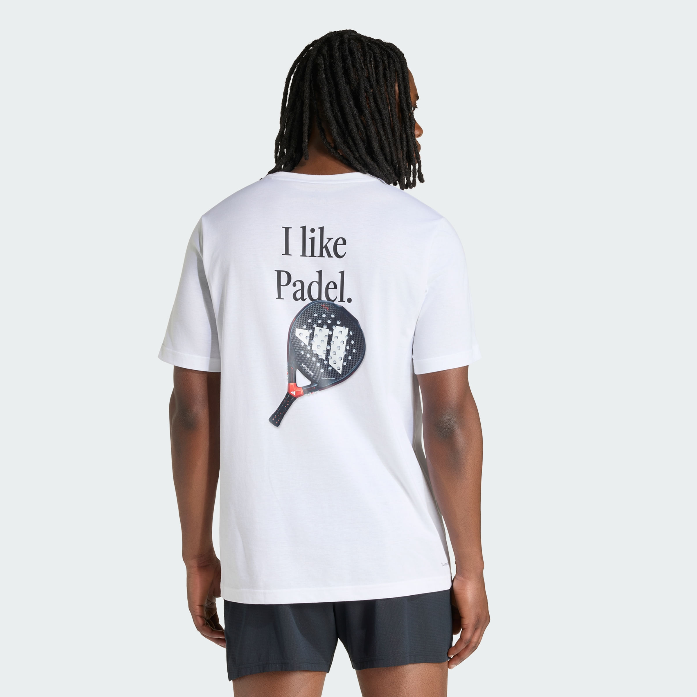 Remera estampadas adidas GRAPHIC PADEL CATEGORY Hombre — imagen 3