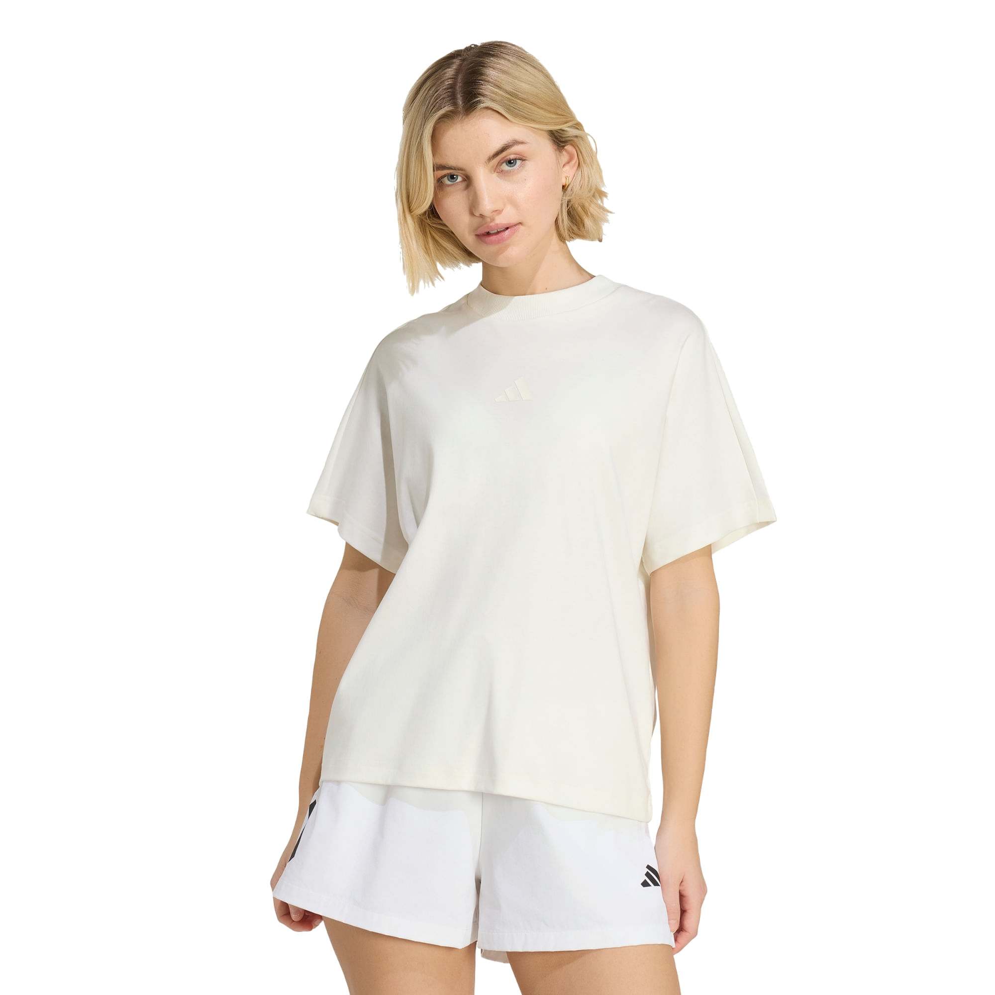 Remera Mangas cortas adidas Holgada Soft Lux Mujer — imagen 2