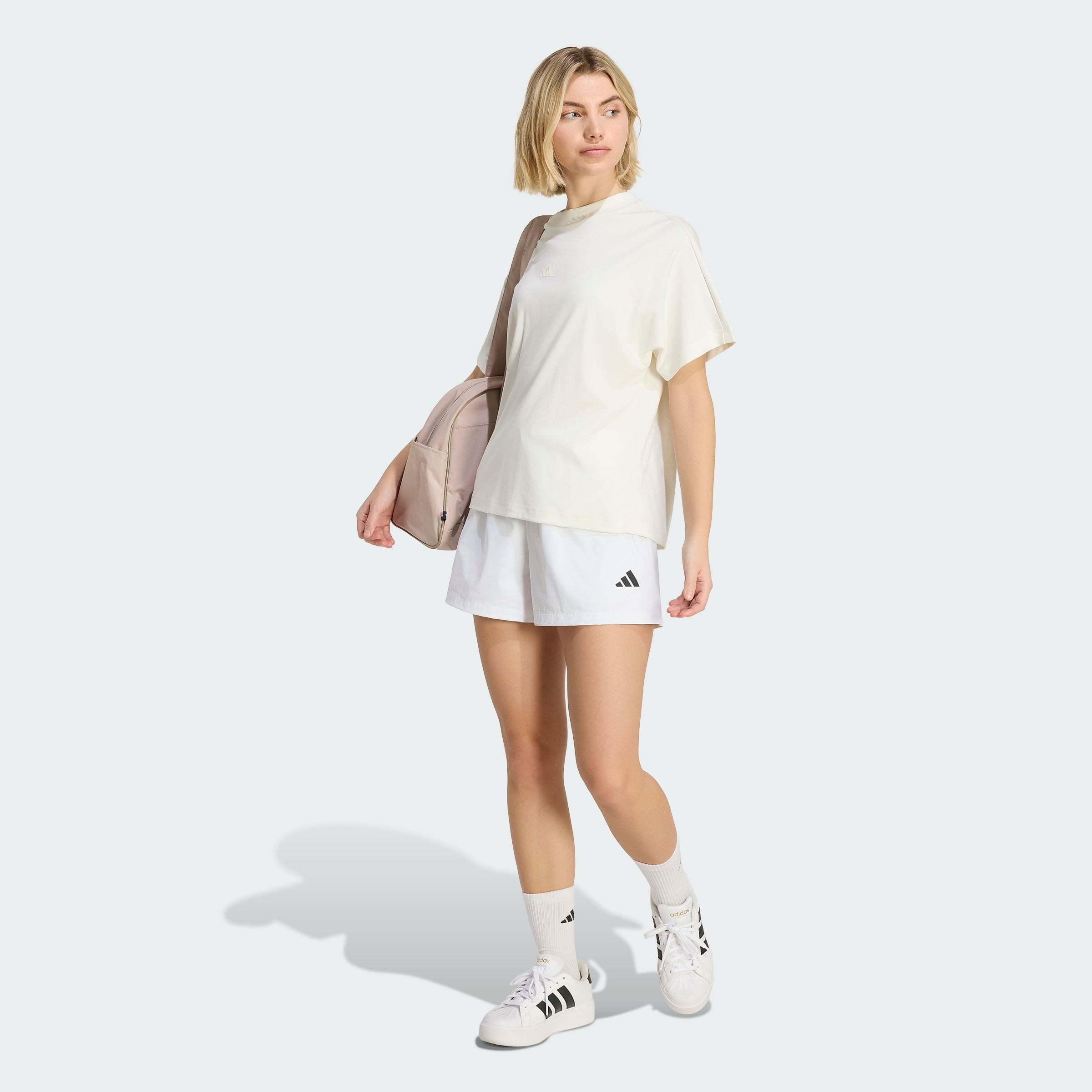 Remera Mangas cortas adidas Holgada Soft Lux Mujer — imagen 6