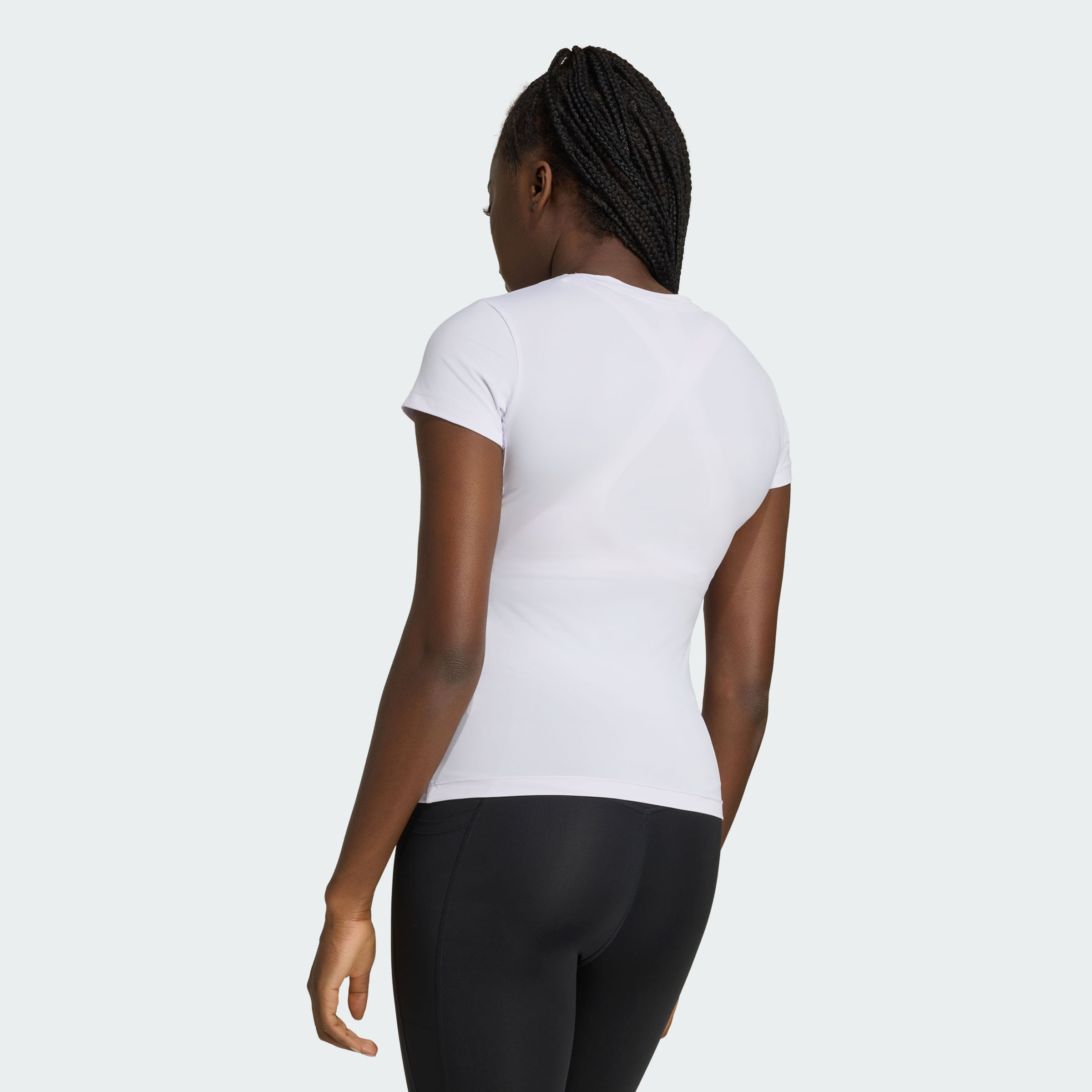 Remera Mangas cortas adidas de Entrenamiento PrimeLift Essentials Contour Mujer — imagen 3