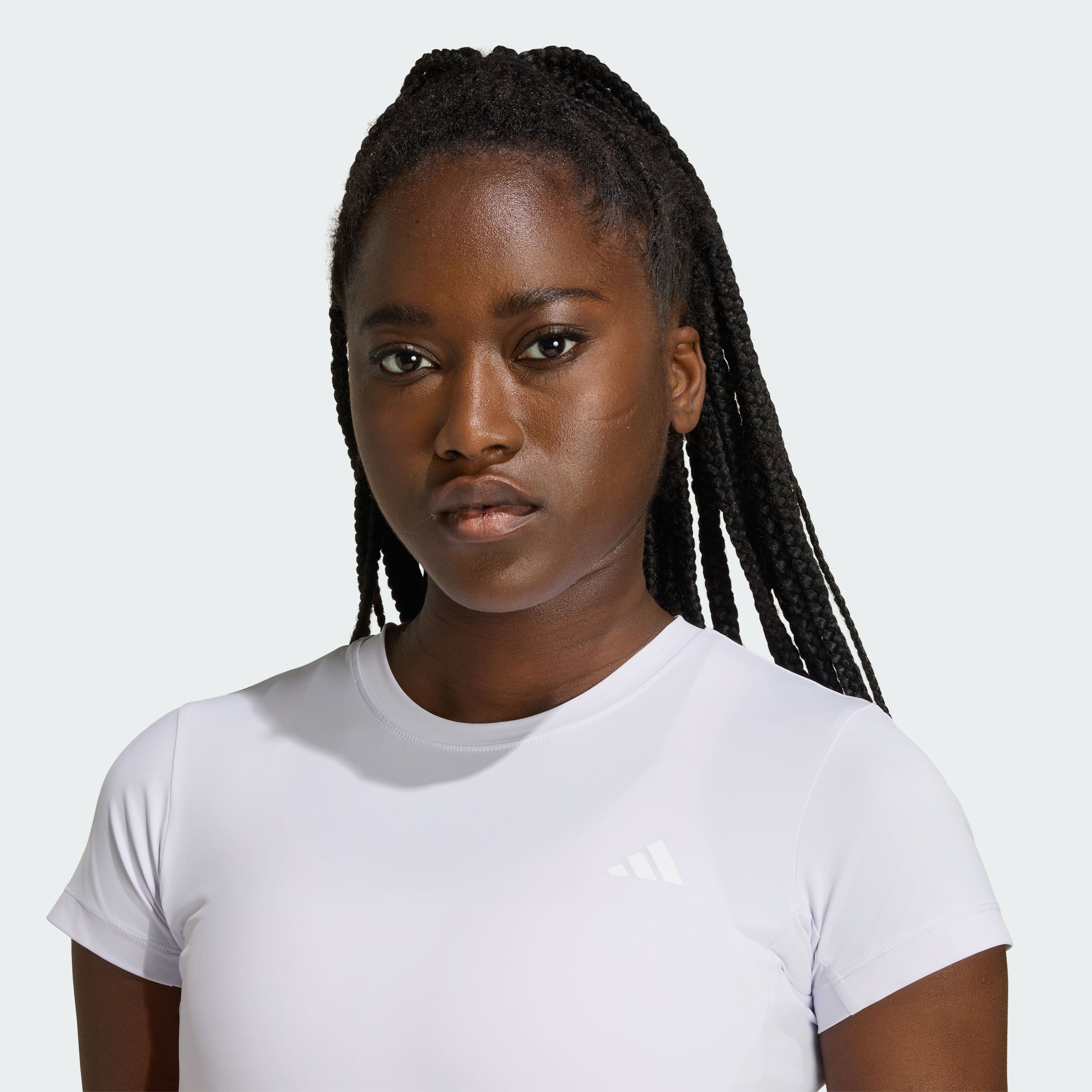 Remera Mangas cortas adidas de Entrenamiento PrimeLift Essentials Contour Mujer — imagen 5