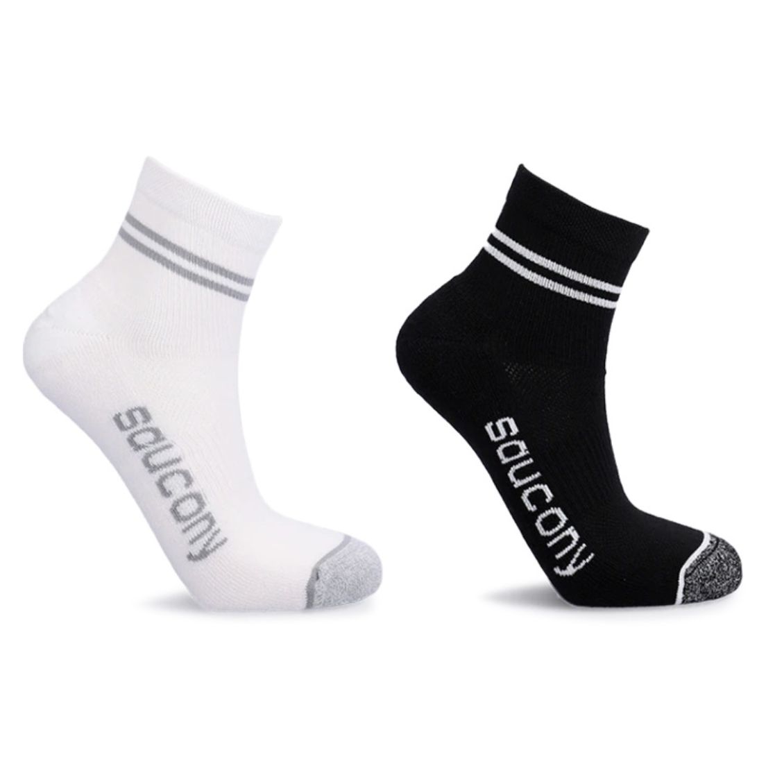 Medias Saucony Inferno Mid Crew Pack X2 Unisex