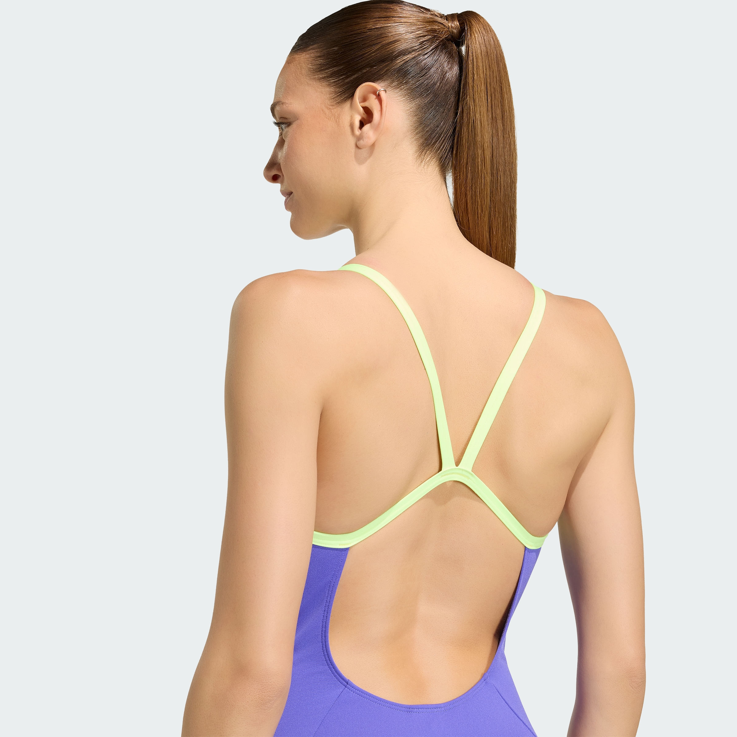Trajes de Baño adidas Traje natación con tiras finas y espalda en V Mujer — imagen 4