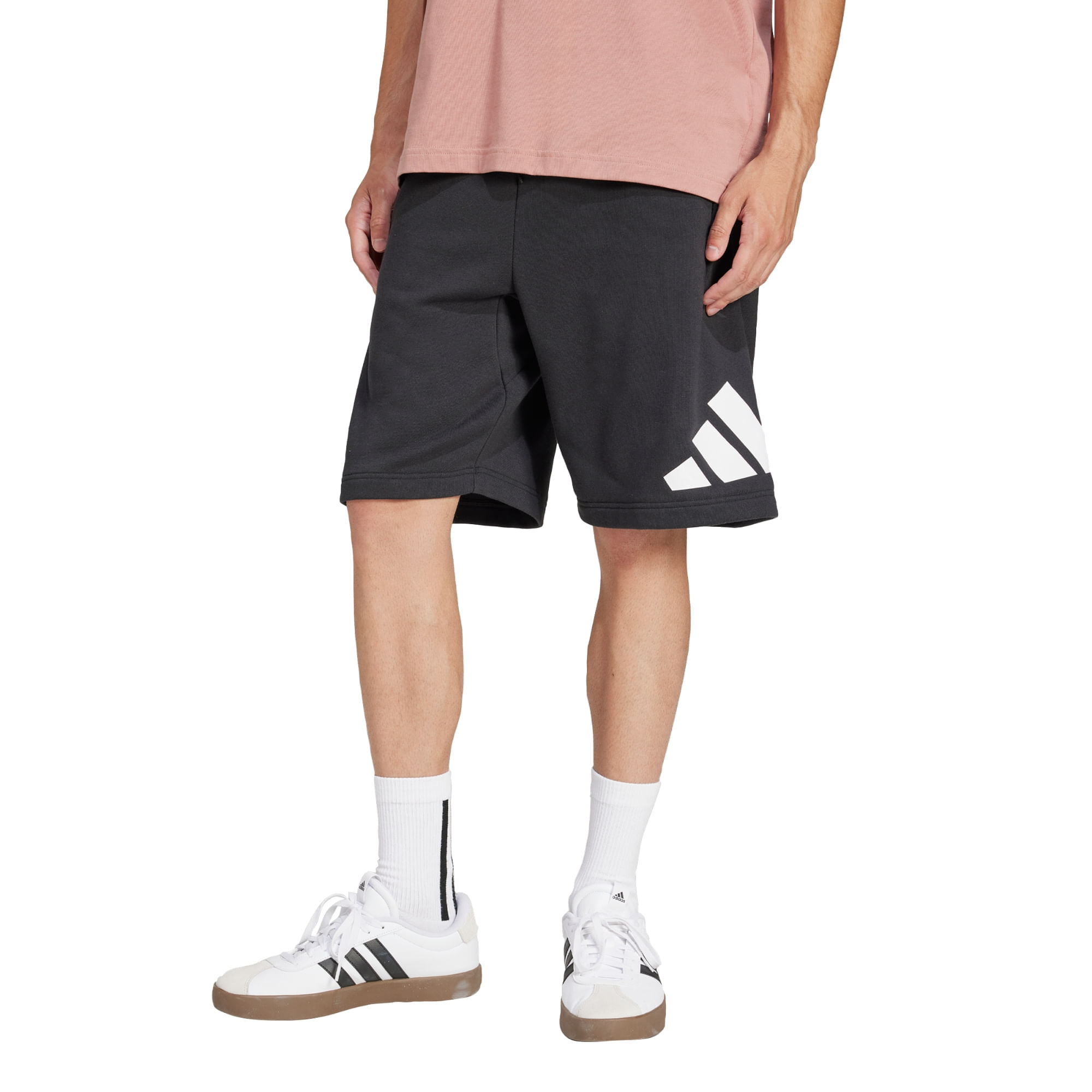 Short adidas Essentials de Felpa Francesa con gran Logo Hombre — imagen 2