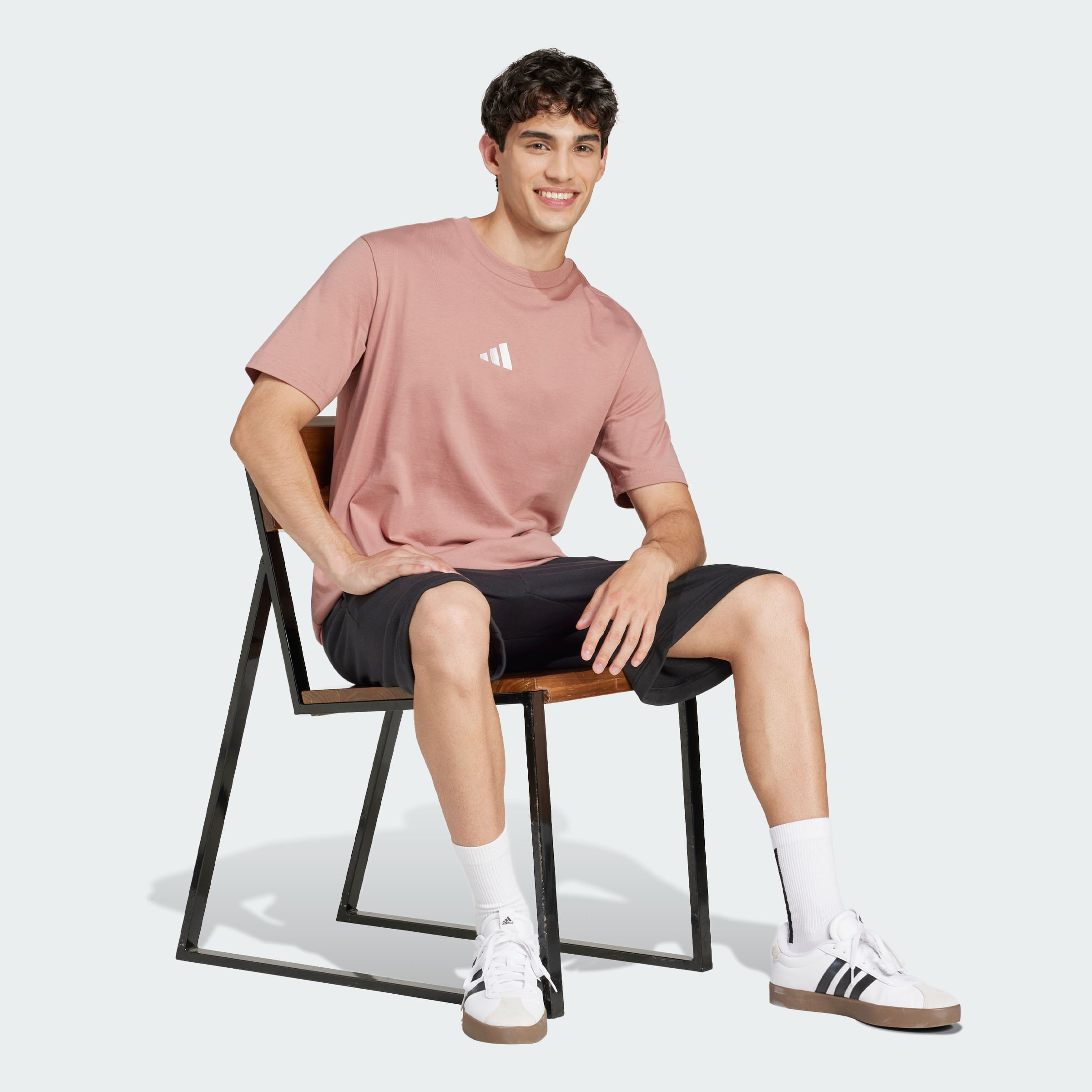 Short adidas Essentials de Felpa Francesa con gran Logo Hombre — imagen 6