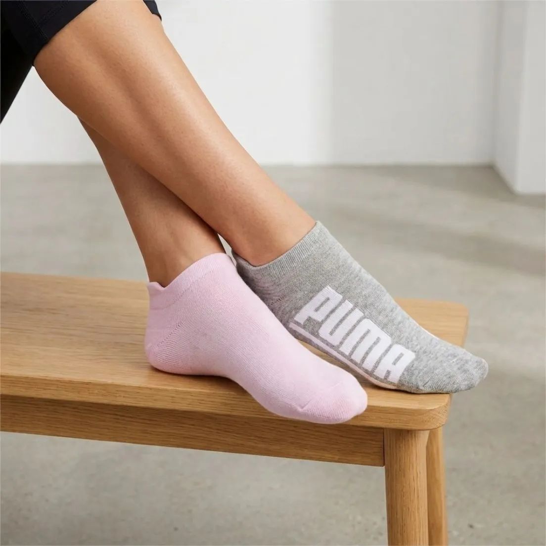Medias Puma Lifestyle Quarter X2 De Mujer — imagen 3