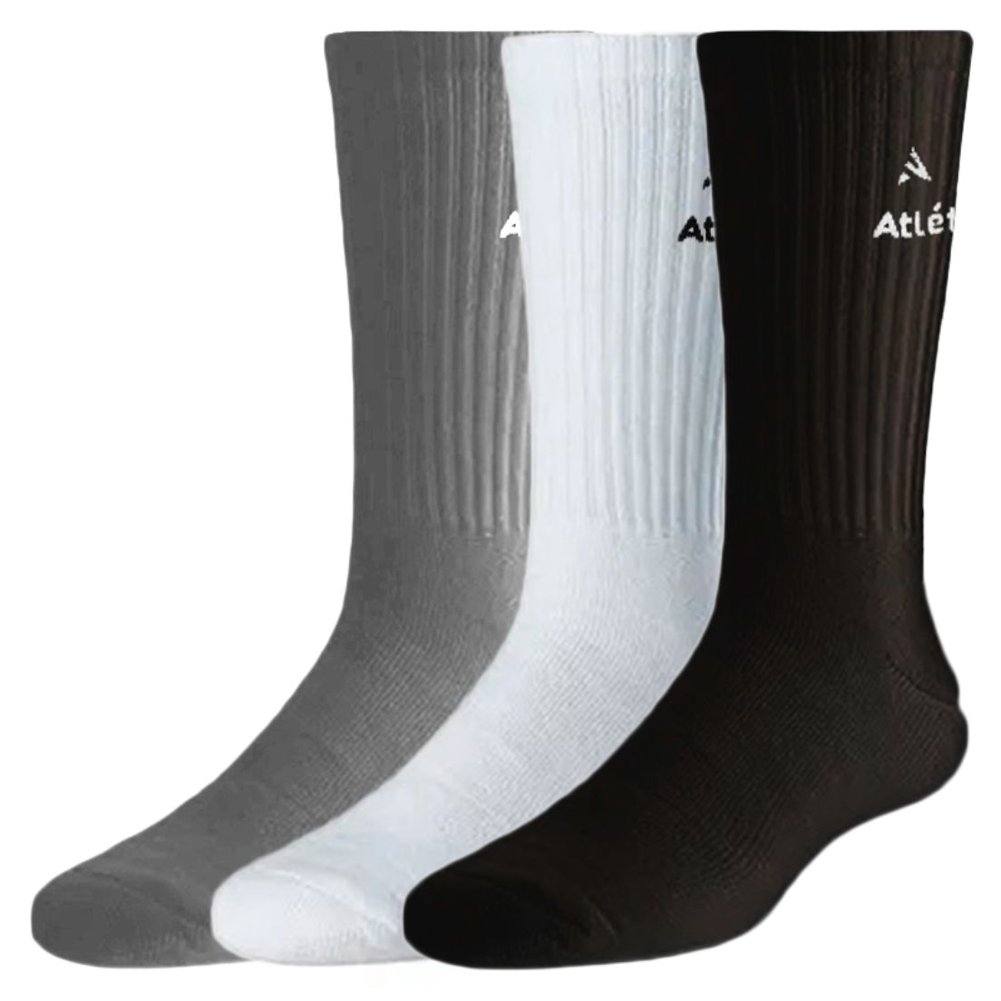 Medias Atlét Crew Pack X 3 De Hombre